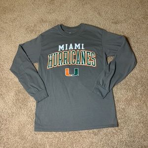 Miami Hurricanes long sleeve shirt